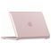 Mobigear Crystal Case MacBook Neo 13 polegadas (2026) Capa rígida para MacBook - Rosa pastel - Modelo A3404