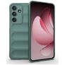 Mobigear Bumpy Samsung Galaxy S25 FE TPU flexível Capa traseira - Verde