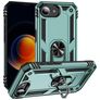 Mobigear Armor Ring iPhone 16e Kova Suojakuori Iskunkestävä + Sormuspidike - Vihreä