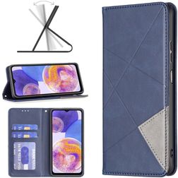 Mobigear Rhombus Slim Samsung Galaxy A23 Pungetui - Blå