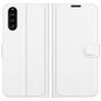 Mobigear Classic Sony Xperia 10 III Pungetui med Seddelrum - Hvid