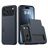 Mobigear Card iPhone 18 Pro Max Hard Case Back cover Shockproof with Card Holder - Blue