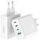 Mobilize Wall Charger 4 USB Charger Power Delivery 140W - White