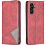 Mobigear Rhombus Slim Samsung Galaxy A56 Plånboksfodral - Röd