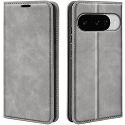 Mobigear Retro Slim Google Pixel 10 Pungetui med Seddelrum - Grå