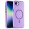 Mobigear Shockproof iPhone 16e MagSafe Plástico rígido Capa traseira - Roxo