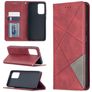 Mobigear Rhombus Slim Samsung Galaxy A52s 5G Wallet case - Red
