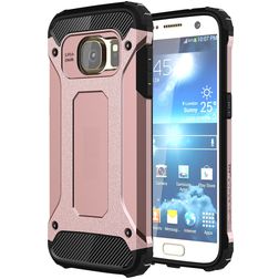 Mobigear Outdoor Samsung Galaxy S7 Hårdt Bagsidecover Stødsikkert - Rosaguld