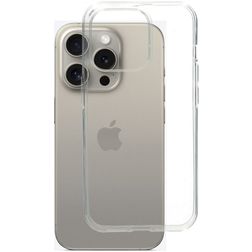 Mobiparts Classic Läpinäkyvä iPhone 15 Pro Joustava TPU Suojakuori - Läpinäkyvä
