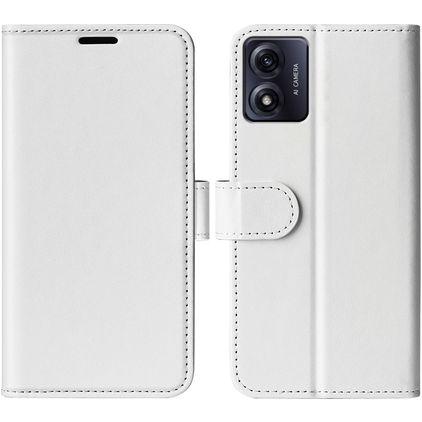 Mobigear Wallet Motorola Moto E13 Knížkové pouzdro Peněženka - Bílá