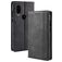 Mobigear Sensation Motorola One Vision Pungetui med Seddelrum - Sort