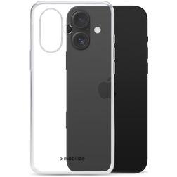 Mobilize Gelly Gennemsigtig iPhone 16 Plus Fleksibel TPU Bagsidecover - Gennemsigtig