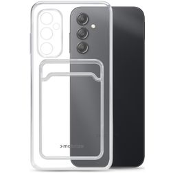 Mobilize Gelly Card Trasparente Samsung Galaxy A14 TPU flessibile Back cover con portacarte - Trasparente