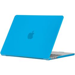 Mobigear Matte MacBook Air 13 pulgadas (2022-2026) Carcasa rígida para MacBook - Azul - Modelo A2681 / A3113 / A3240 / A3449