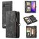 CaseMe 008 Samsung Galaxy S10 Case Detachable 2-in-1 Wallet Case Wallet - Black