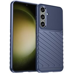 Mobigear Groove Samsung Galaxy S24 Plus Flexible TPU Back cover - Blue
