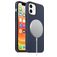 Mobigear Rubber Touch iPhone 12 Mini Silicone MagSafe Back cover - Blu navy