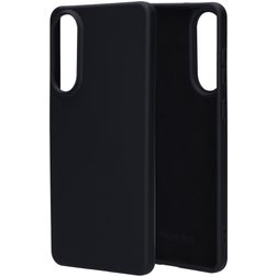 Mobiparts Samsung Galaxy S25 Edge Silikon Etui plecki - Czarny
