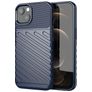 Mobigear Groove iPhone 13 Mini TPU flexível Capa traseira - Azul