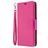 Mobigear Excellent Sony Xperia L4 Pungetui med Seddelrum - Magenta