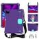 Mobigear Ruggedized iPad 10 (2022) EVA-skum Bagsidecover + Stylus-holder + Skulderrem + Stander - Lilla