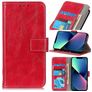 Mobigear Basic iPhone 14 Wallet case - Red