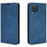 Mobigear Retro Slim Samsung Galaxy A12 Wallet case - Dark Blue