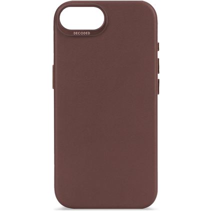 Decoded iPhone 17e Piel auténtica Carcasa Antigolpes - Chocolate Brown