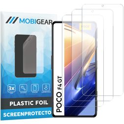 Mobigear POCO F4 GT Screen Protector Film - Case Friendly (3-Pack)