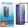 Mobigear Premium Sony Xperia 5 V Härdat glas Skärmskydd - Skalvänligt - Svart (3-pack)