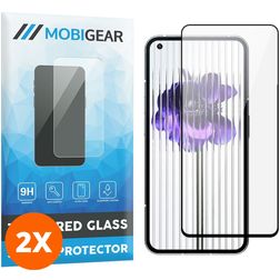 Mobigear Premium Nothing Phone (1) Vidro temperado Película de ecrã - Compatível com capas - Preto (Pack de 2)
