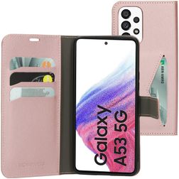 Mobiparts Classic Wallet Samsung Galaxy A53 Etui z klapką typu portfel - Różowy
