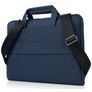 Mobigear Denim Zipper Laptop Skuldertaske 13 - 14 tommer Dokumentmappe - Marineblå