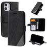Mobigear Rhombus iPhone 12 Mini Wallet case - Black