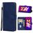 Mobigear Wallet Samsung Galaxy M32 5G Lompakkokotelo + Setelitasku - Sininen