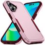 Mobigear Heavy Armor iPhone 16 Hardcase Etui plecki Wstrząsoodporne - Różowy