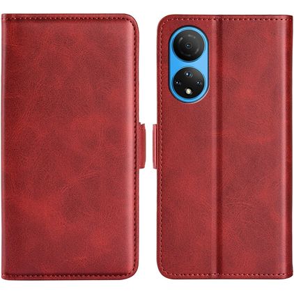 Mobigear Slim Magnet HONOR X7 Funda tipo libro Cartera - Rojo