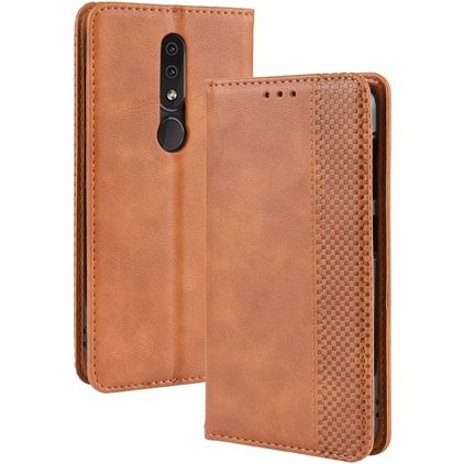 Mobigear Sensation Nokia 4.2 Pungetui med Seddelrum - Cognac