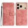Mobigear Butterfly iPhone 18 Pro Max Plånboksfodral med sedelfack - Rosa