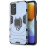 Mobigear Armor Ring Samsung Galaxy M23 Hardcase Etui plecki Wstrząsoodporne z pierścieniem - Niebieski