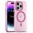 Mobigear Shockproof iPhone 16 Pro MagSafe TPU flexible Carcasa - Rosa