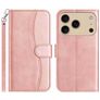 Mobigear S Line iPhone 18 Pro Wallet case - Rose Gold