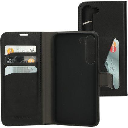 Mobiparts Classic Wallet Samsung Galaxy S23 Plus Funda tipo libro Cartera - Negro