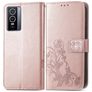 Mobigear Clover Vivo Y76 Plånboksfodral med sedelfack - Roséguld