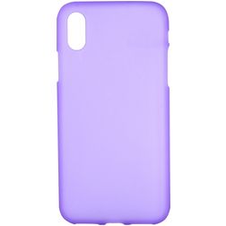 Mobigear Colors iPhone XS Max Fleksibel TPU Bagsidecover - Lilla