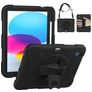Mobigear SureGrip iPad 11 (2025) Etui Tworzywo sztuczne / Silikon Etui plecki + Uchwyt na rysik + Pasek na ramię + Podstawka - Czarny