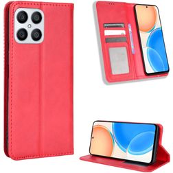 Mobigear Sensation HONOR X8 Cover a libro portafoglio - Rosso