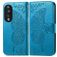 Mobigear Butterfly HONOR 90 Lompakkokotelo + Setelitasku - Sininen