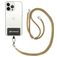 Univerzální nastavitelná šňůrka na mobil Mobigear Lanyard - Šedohnědá