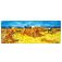 Mobigear Anti-Slip Mouse Mat - 40 x 90 cm - Wheat stacks in Provence